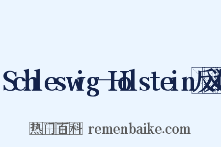 Schleswig-Holstein反义词是什么意思的图片